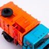 1:43 Мусоровоз с боковой загрузкой МКМ-2 (на шасси ЗИЛ-4333), голубой/оранжевый