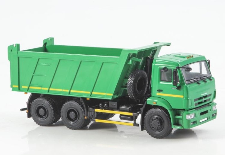 1:43 КАМский грузовик-6520 (рестайлинг) самосвал, светло-зеленый