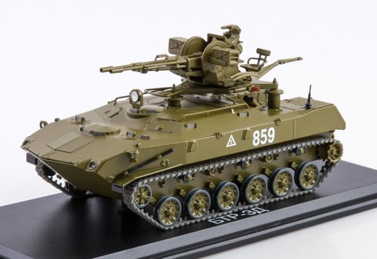 1:43 БТР-3Д (с ЗУ-23-2), хаки