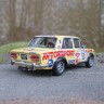 1:43 LADA - 1500 S (VAZ - 2103) USSR  Kastytis Girdauskas / Vilius Rozukas.  WRC Rally 1000 Lakes Finland 1976.