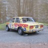 1:43 LADA - 1500 S (VAZ - 2103) USSR  Kastytis Girdauskas / Vilius Rozukas.  WRC Rally 1000 Lakes Finland 1976.
