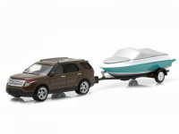 1:64 FORD Explorer and Boat Trailer 2014