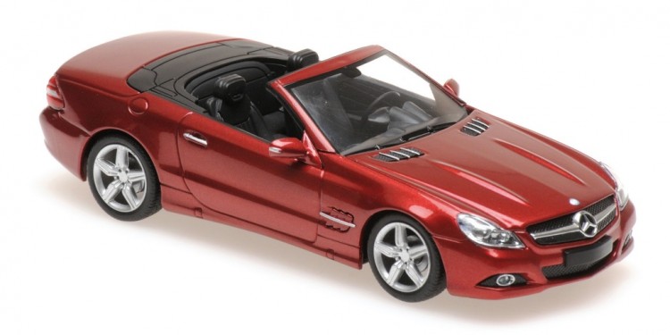 1:43 Mercedes-Benz SL-Class (R230) - 2008 (red metallic)