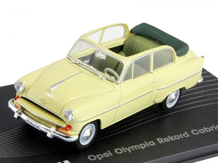 1:43 OPEL OLYMPIA REKORD Cabrio Limousine 1954-1956 Crème