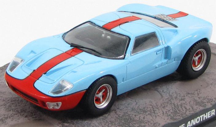 1:43 FORD GT40 "Die Another Day" 2002 Light Blue/Orange