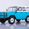 1:18 УАЗ-31514 голубой/белый