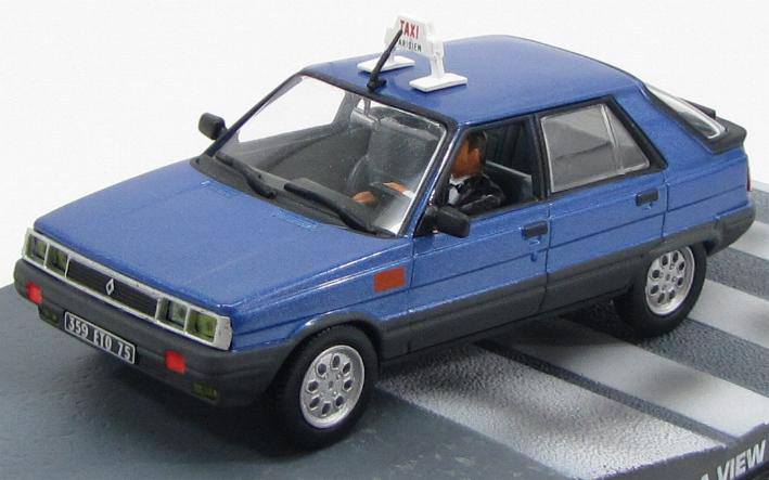 1:43 RENAULT 11 Taxi "A View to a Kill" 1985 Blue