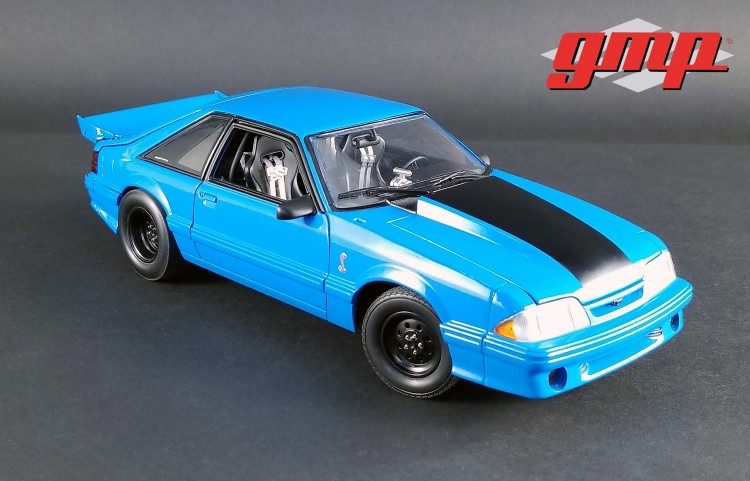 1:18 FORD Mustang Cobra "Drag Kings" 1993 Grabber Blue (производитель GMP)