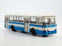1:43 Ликинский автобус 677М, бело-синий