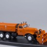 1:43 Д-470 шнекороторный снегоуборочный автомобиль (на шасси ЗИЛ-157Е), оранжевый