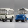 1:43 Комплект: Автобус Курганского завода «685М» 1985 г и «Пункт Эмоциональной Разгрузки» ГАИ 1978 г
