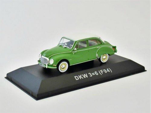 1:43 DKW 3=6 Saloon (F94) 1957 Green & White