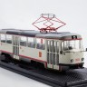 1:43 Трамвай Tatra-T3SU, белый / серый