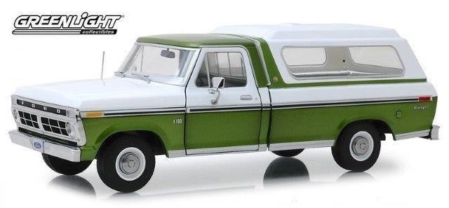 1:18 FORD F-100 Bodyside Accent Panel and Deluxe Box Cover  1976 Medium Green Glow Poly 