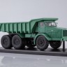 1:43 МАЗ-530 карьерный самосвал (40 тонн), зелёный (металл. кабина, кузов, рама)