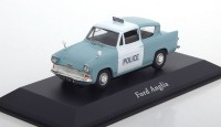 1:43 FORD Anglia 105E "Metropolitan Police" 1959 Light Blue/White