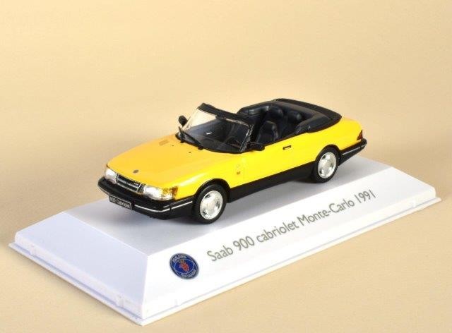 1:43 SAAB 900 Cabriolet Monte-Carlo 1991 Yellow