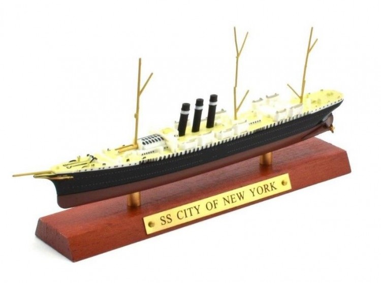 1:1250 Британский пассажирский лайнер SS "CITY OF NEW YORK" 1888