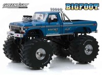 1:18 FORD F-250 Monster Truck Bigfoot #1 1974 Blue (колеса 66 дюймов)