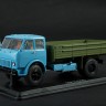 1:43 МАЗ-500 бортовой, голубой / зеленый