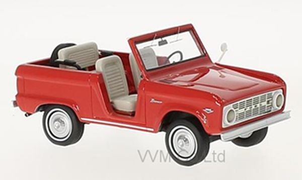 1:43 FORD Bronco 4x4  Roadster 1966 Red