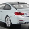 1:43 BMW M4 Coupe (F82) 2014 [с открывающимся капотом] (silver)