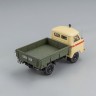 1:43 УАЗ-450Д «Аварийная» «ГорГаз» Душанбе, Таджикистан - 1963 г. с аксессуарами в кузове 