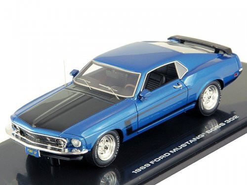 1:43 Ford Mustang Boss 302 1969 (Acapulco blue metallic)