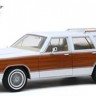 1:18 MERCURY Grand Marquis Colony Park 1989 White with Wood