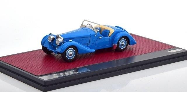 1:43 BUGATTI T57S Corsica Roadster Malcolm Campbell #57531 1937 Blue