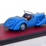 1:43 BUGATTI T57S Corsica Roadster Malcolm Campbell #57531 1937 Blue