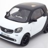 1:18 SMART Fortwo Coupe (C453) 2015 Black/White