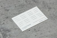 1:43 Набор декалей Хромированные декоративные элементы решетки КАМСКИЙ 54901 1:43 Набор декалей Хромированные декоративные элементы решетки КАМСКИЙ 54901