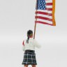 1:32  Американский пожарный в парадной форме с флагом 2003