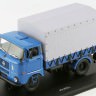 1:43 ИФА В50 Л Бортовой грузовик синий с серым тентом (г.Ленинград) 1983