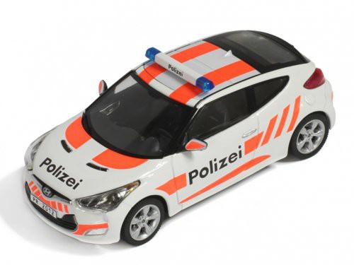 1:43 HYUNDAI VELOSTER 2012 "Swiss Polizei" (полиция Швейцарии) 2012