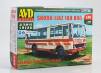 1:43 Сборная модель Skoda-Liaz 100.860 автобус