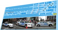 1:43 набор декалей Полиция США NYPD