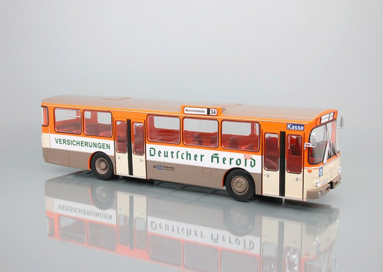 1:43 автобус MERCEDES-BENZ 0 305 GERMANY 1979 Grey/Orange/Beige