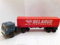 1:43 КАМский грузовик 5410 с полуприцепом Belarus-MTZ