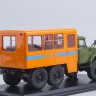 1:43 ЗИЛ-131 вахтовый автобус (хаки-оранжевый)