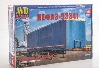 1:43 Сборная модель полуприцепа НЕФАЗ-93341