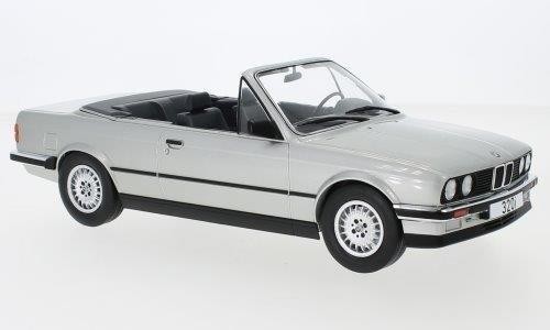 1:18 BMW 320i (E30) Convertible 1985 Silver
