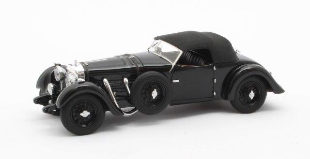 1:43 BENTLEY 8 Litre Dottridge Brothers Tourer #YX5125 (закрытый) 1932 Black