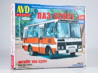 1:43 Сборная модель Павловский автобус-32051 городской