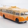 1:43 Троллейбус МТБ-82Д, бежевый / оранжевый