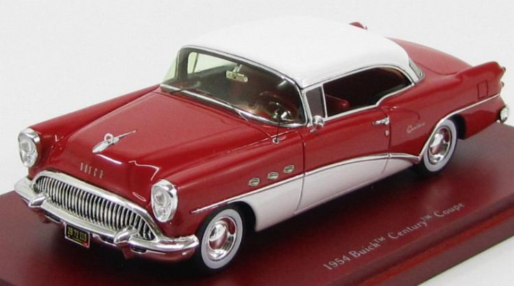 1:43 BUICK Century Coupe 1954 Red/White