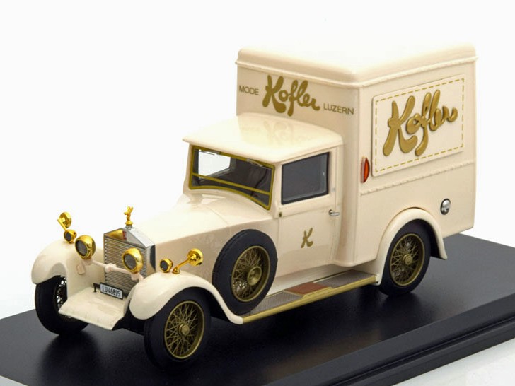 1:43 ROLLS ROYCE Twenty Park Ward Delivery Van "Kofler Lucerne" 1928 White