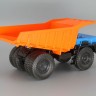 1:43 БелАЗ-7523 карьерный самосвал, синий / оранжевый
