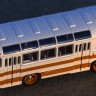 1:43 Павловский автобус 672 бело-жёлтый